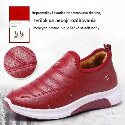 🏆【Veľkosti 35 – 41】Dámske jesenné a zimné čižmy: kožené, nepremokavé, zateplené flísom a hrejivé – navrhnuté pre ženy v strednom a vyššom veku.