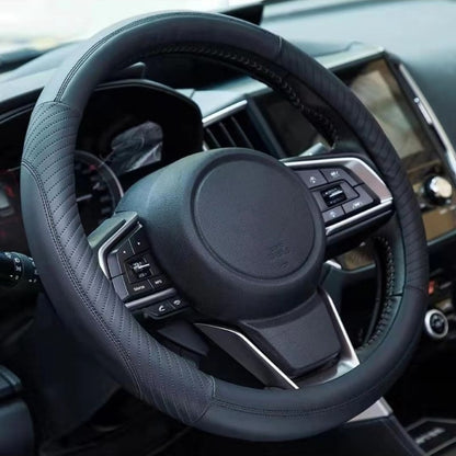 🔥Poťah na volant z pravej kože - univerzálny poťah na volant do auta, protišmykový, odolný