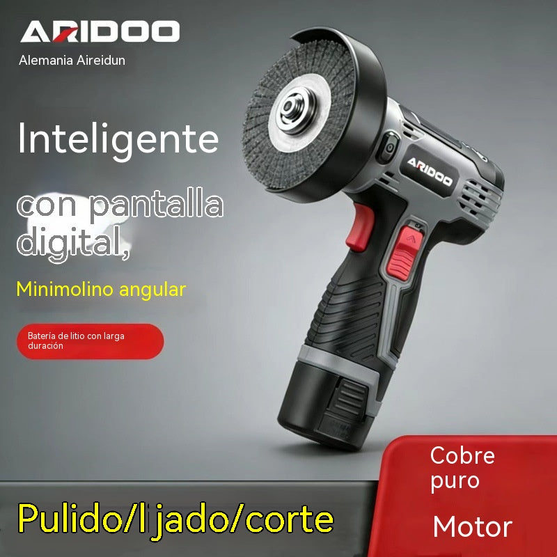 🔥【Oferta por tiempo limitado】🧰Mini amoladora angular de 12 V con disco de corte