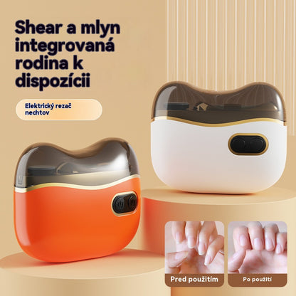 ✂️💅🔥50%OFF🔥 Multifunkční elektrický pilník na nehty s ochranou proti skřípnutí, elektrické kleštičky na nehty