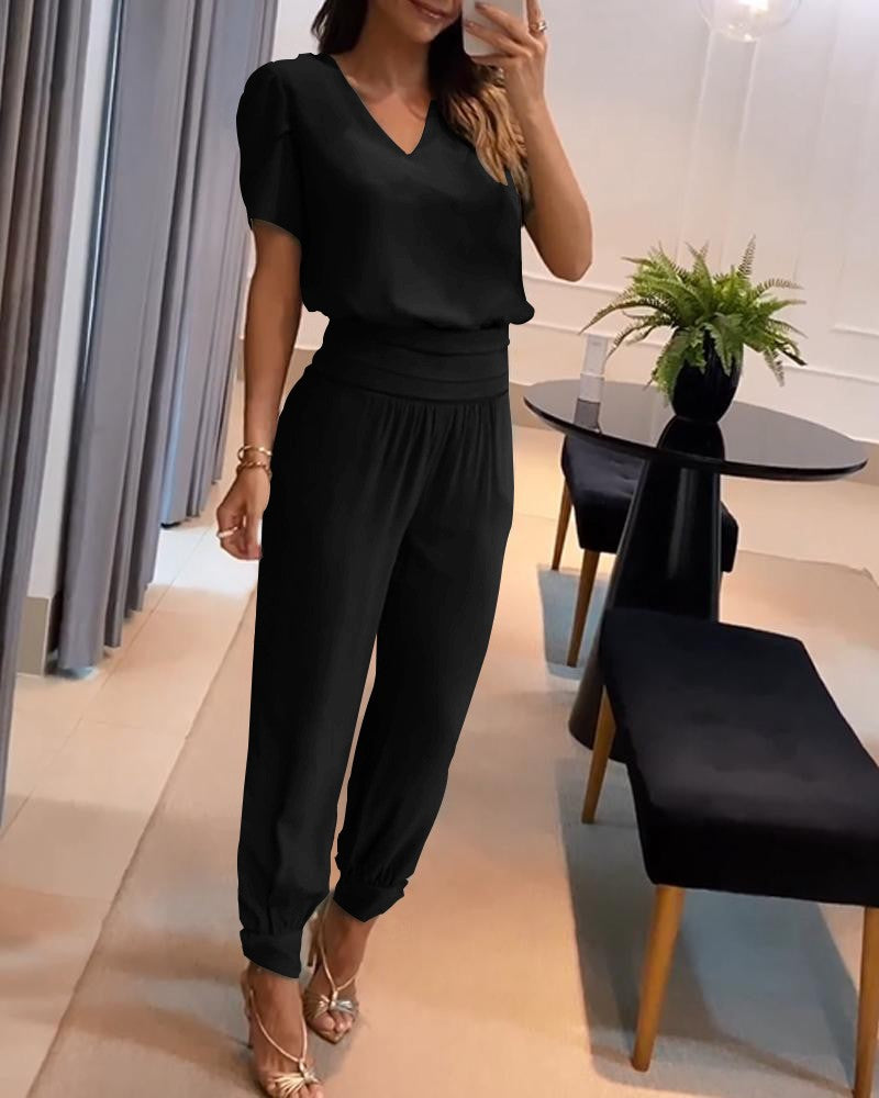 ✨👘【Veľkosť S-3XL】[Top + Nohavice] Dámsky ležérny dvojdielny set✅ Platba na dobierku✅
