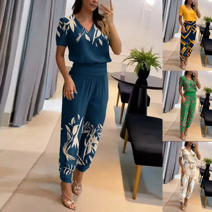 【Veľkosť S-3XL】[Top + Nohavice] Dámsky ležérny dvojdielny set✅ Platba na dobierku✅