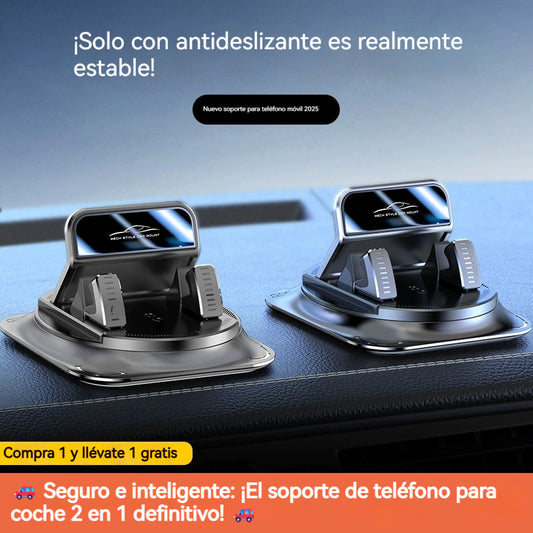 🔥🚗 Seguro e inteligente: ¡El soporte de teléfono para coche 2 en 1 definitivo! 🚗