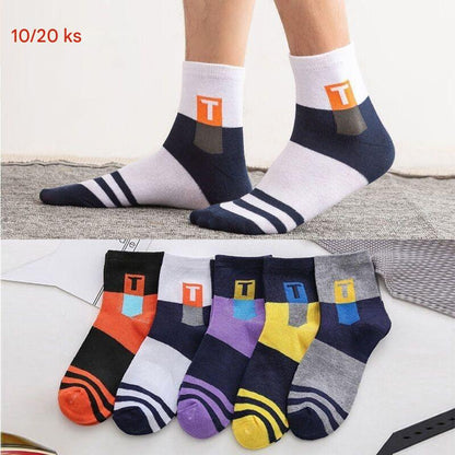 🧦【10 párov】Priedušné, odolné voči zápachu a absorbujúce pot športové ponožky pre mužov