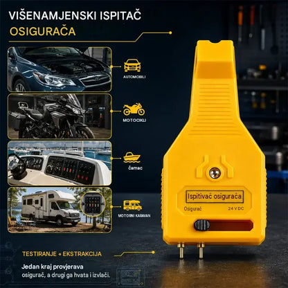 ⚡💥 2-u-1 tester osigurača i kliješta za automobil (kompatibilno s 12 V/24 V / zeleni LED indikator / podesivi razmak / kliješta za vađenje / za automobil, kamion, brod)! 🚗✨