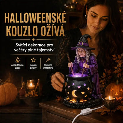 🧙‍♀️🎃Socha čarodejnice z kotla na Halloween