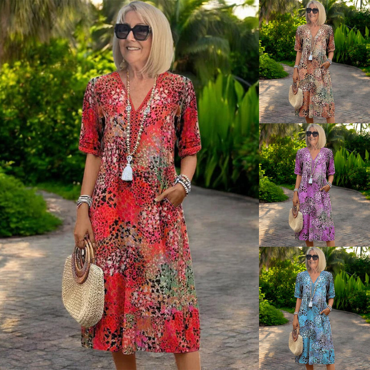 【S-3XL】Iris – Vestido ligero y vaporoso con un corte favorecedor-4314538