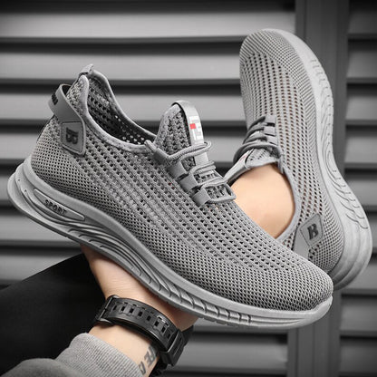 🔥50%OFF👟【39-44】Kényelmes és légáteresztő hálós, csúszásmentes, divatos alkalmi férfi cipő