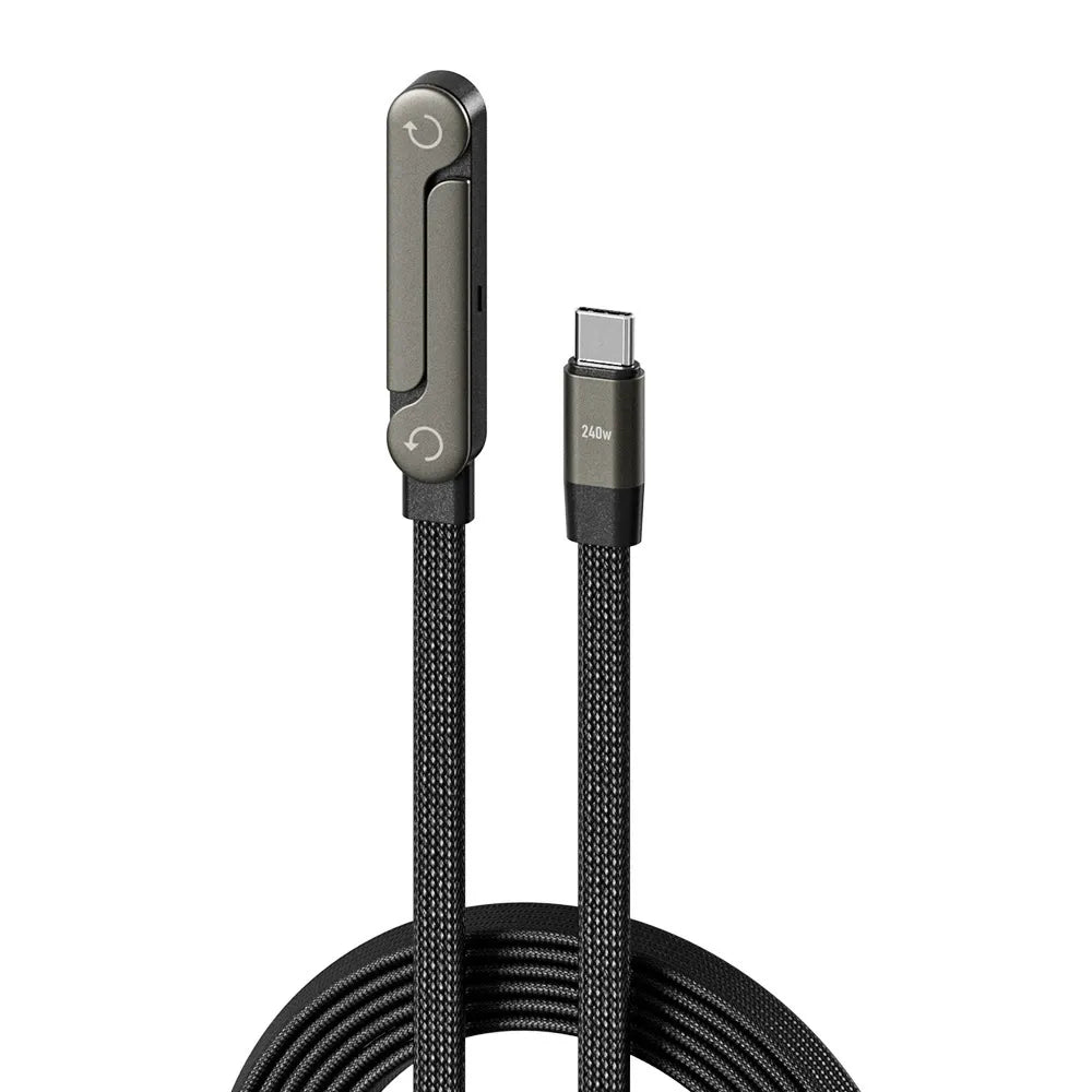 🔥50%OFF🔥⚡Cable de carga rápida 2 en 1 con soporte ajustable para teléfono🔋
