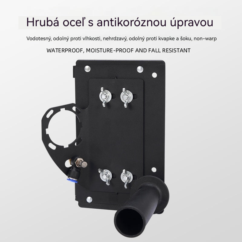【Model 100】 Uhlový rezací nástroj + tryska + vodovodné potrubie --- Nová uhlová brúska Model 100 s funkciou uhlového rezania. Uhlová fréza s uhlom 45 stupňov.