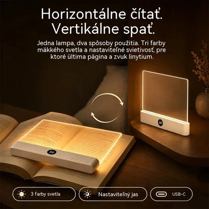 📚💡 LED lampa na čítanie so svorkou | Nočné osvetlenie do postele, do pracovne a na čítanie