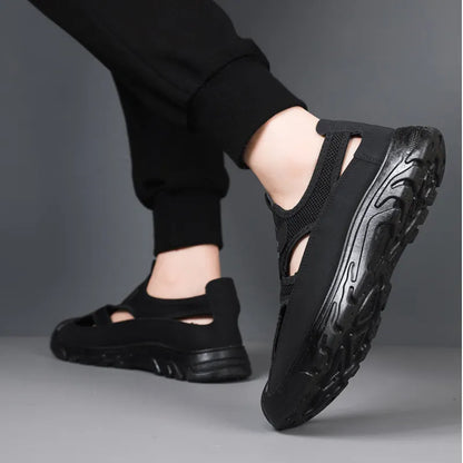 💥【Tallas 39-44】Sandalias caladas para hombre, transpirables y antideslizantes, pago contra entrega