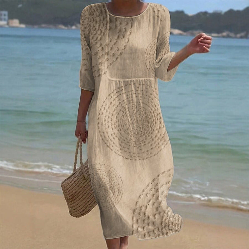 👗 ¡Último día con un 50 % de descuento 【XS-4XL】Elegante vestido casual de verano: transpirable, cómodo, versátil y favorecedor.