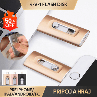 ⚡4 v 1 flash disk pre iPhone/iPad/Android/PC