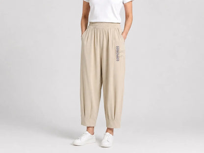 🔥【M–4XL】👖 Ľahké a priedušné letné nohavice z bavlny a ľanu – moderné ležérne skrátené nohavice