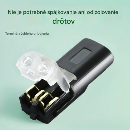 🏆【10 položiek 】Dvojitý káblový konektor s poistnou sponou