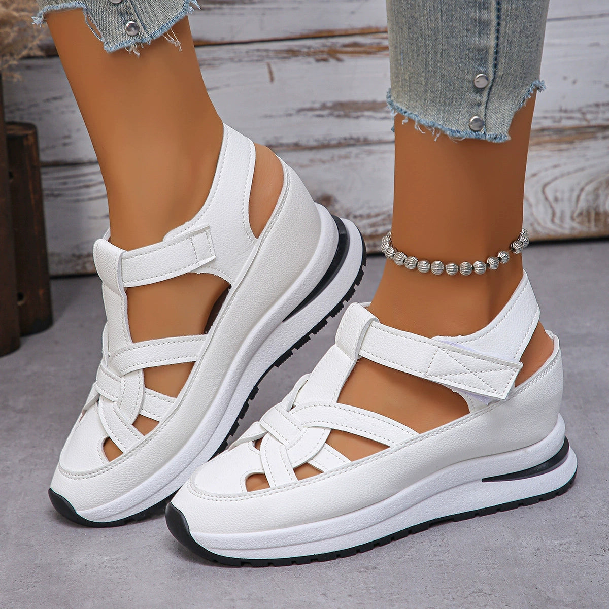👡 ¡Grandes descuentos de verano – último día de promoción! 【35-43】Sandalias casuales con suela gruesa 2026