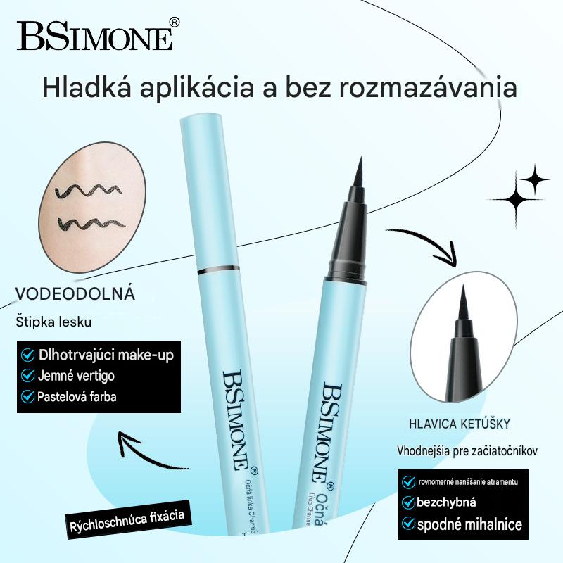 🔥✨【Kúpte 1 a získajte 1 zadarmo】Ultra jemná vodeodolná tekutá očná linka