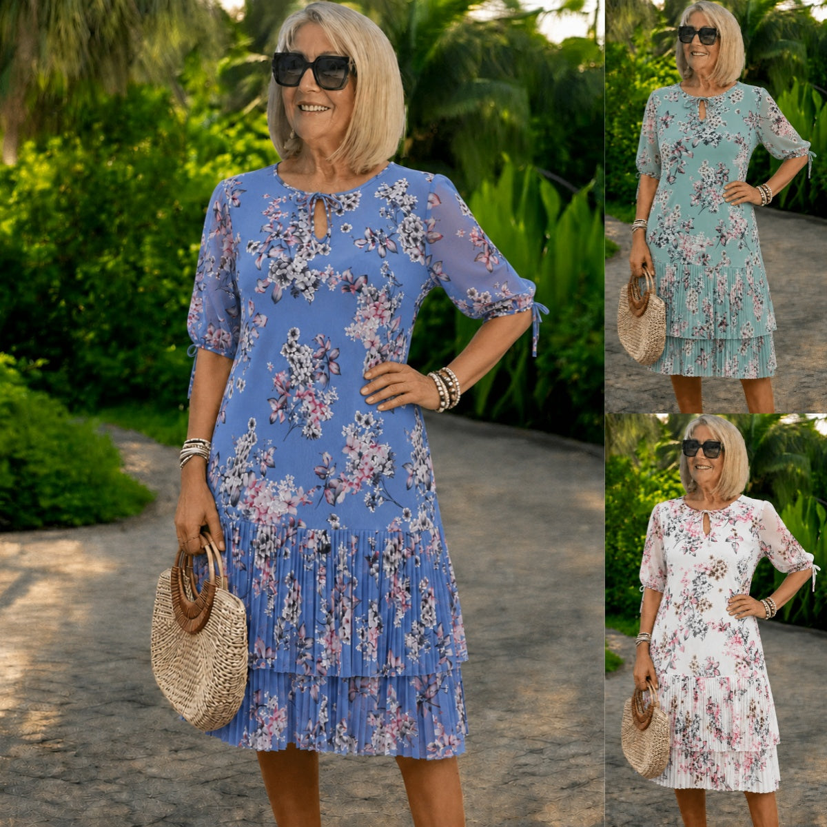 Platba na dobierku 👗❤️【S-5XL】Elegantné a štýlové šifónové šaty