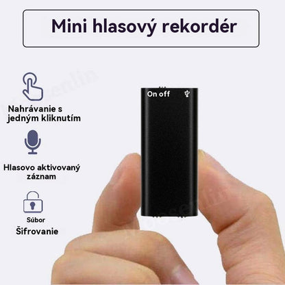 🎁【Špeciálna ponuka 2026: 50 % zľava】Inteligentný hlasom aktivovaný mini diktafón