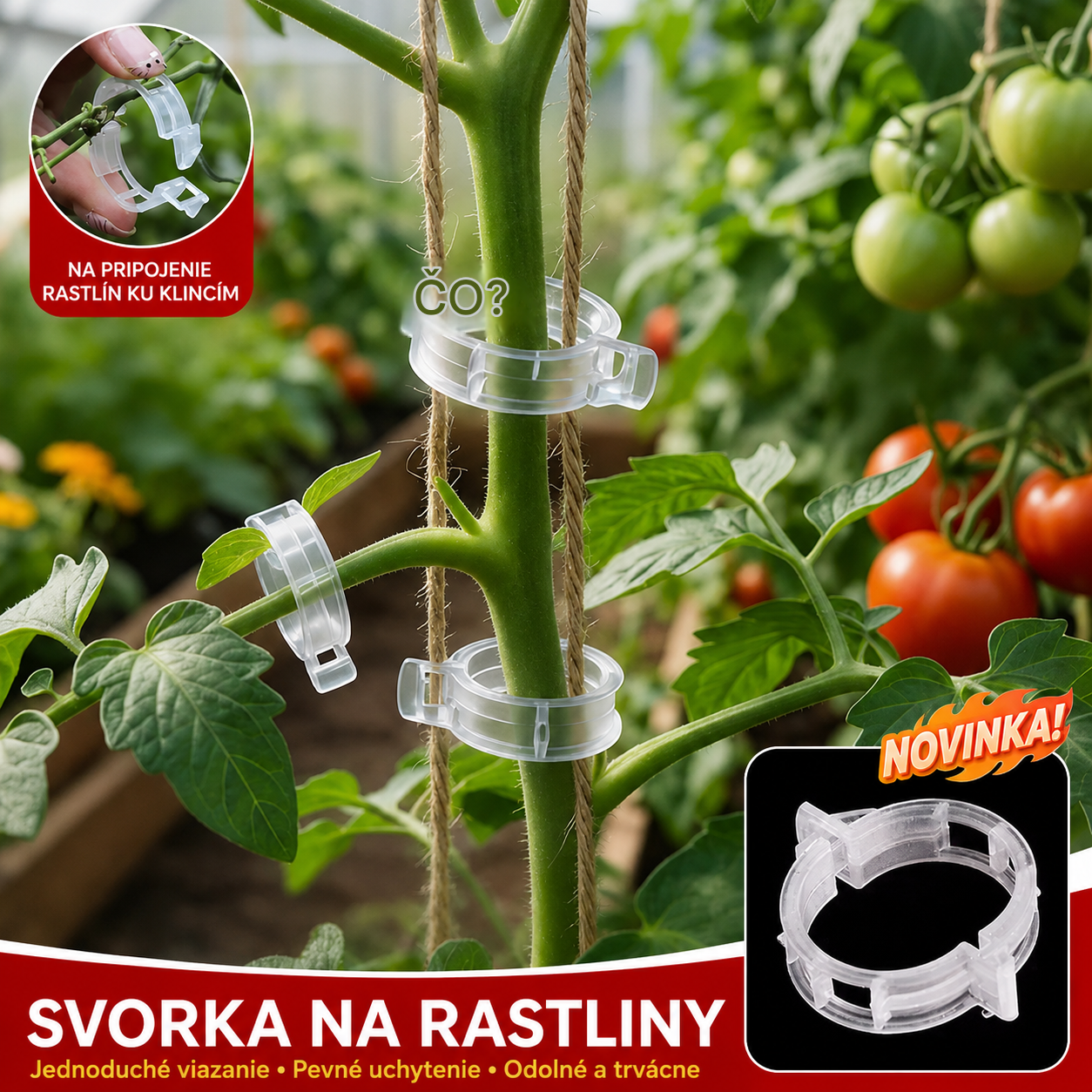 🌱【1 sada 200 🍅 21 eur】Pamätáte si na časy, keď vašu záhradu rozdrvilo ovocie? S týmito klipmi sa dá podoprieť všetko.