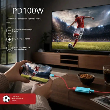 🔥 Časovo obmedzená ponuka: Polovičná cena! 🔥 Adaptérový kábel USB-C na HDMI pre Switch