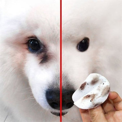 🐕🐈Čistiace obrúsky na škvrny od očí domácich zvierat 🔥Odstraňuje škvrny od sĺz🔥
