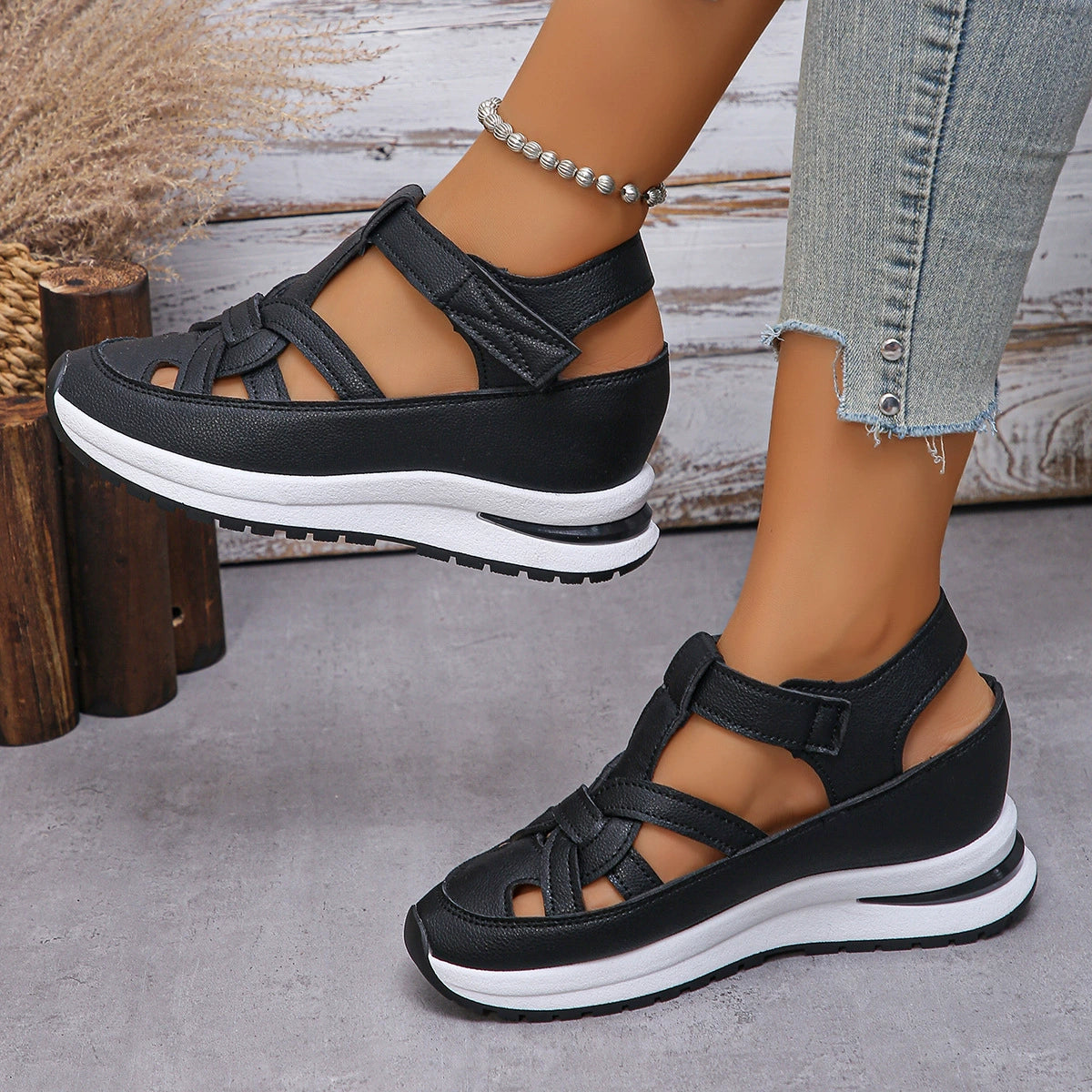 👡 ¡Grandes descuentos de verano – último día de promoción! 【35-43】Sandalias casuales con suela gruesa 2026