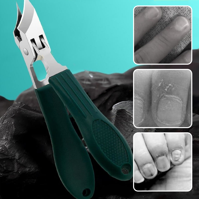 🔥Oferta 2026🔥 Cortaúñas antisalpicaduras con borde inclinado de 25° (juego de 3 piezas)