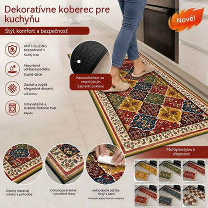 🔥【Kúp 1 a získaj 1 zadarmo】🏠💧Super savá podložka｜40×60+40×120 cm, protišmyková a rýchloschnúca do domácnosti