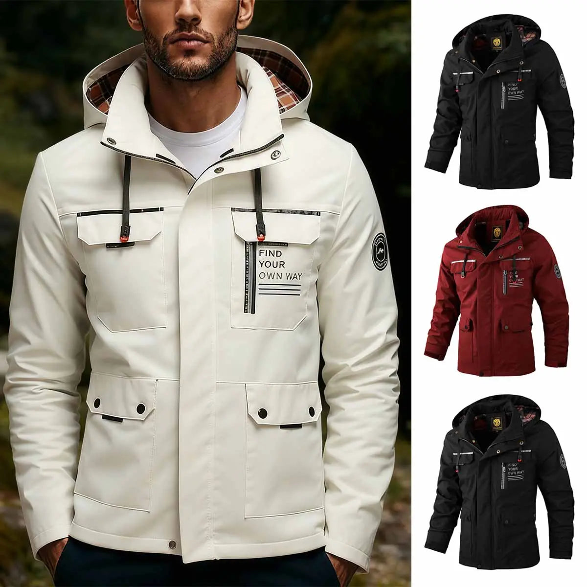 🔥【M-4XL】 jeseň a zima 2026 nová outdoorová horolezecká bunda odolná voči vetru a vode-K