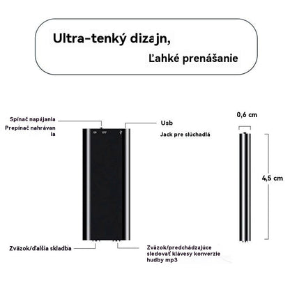 🎁【Špeciálna ponuka 2026: 50 % zľava】Inteligentný hlasom aktivovaný mini diktafón