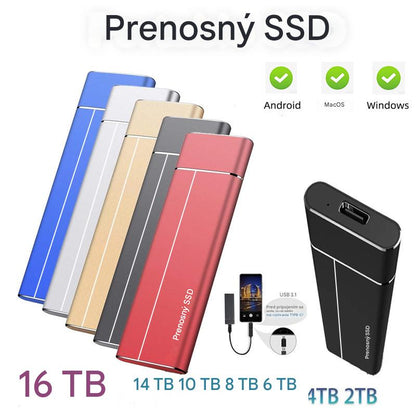 💖Malý mobilný SSD【 4TB】