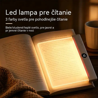 📚💡 LED lampa na čítanie so svorkou | Nočné osvetlenie do postele, do pracovne a na čítanie