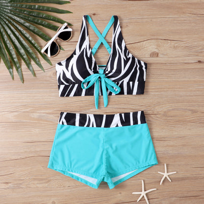 🏊‍👙 Costum de baie elegant, mărime mare, cu imprimeu