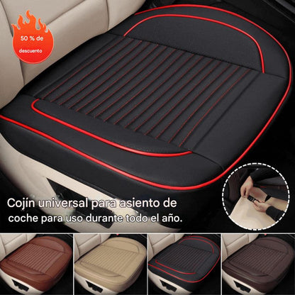 🚗🚗49%OFF--Cojín de asiento de coche todo incluido fabricado en cuero natural